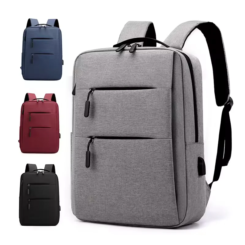 Nylon Business and Travel Backpack with USB Charging Access product reference image