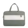 Nylon Laptop Briefcase with Frosted TPU Panel Green color SKU reference