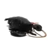 3D Lobster-Shaped PU Novelty Crossbody Bag Black color SKU reference