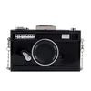 Woven Camera-Box Mini Shoulder Bag with Rope Strap Black color SKU reference