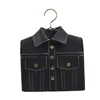 Shirt-Collar PU Novelty Bag with Metal Strap Options Black color SKU reference