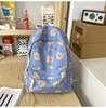 Color-Block School Backpack with Hidden Front Pocket Color reference 02 color SKU reference