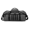 Travel Daypack with Built-In Mesh Pocket & Buckle Gray color SKU reference