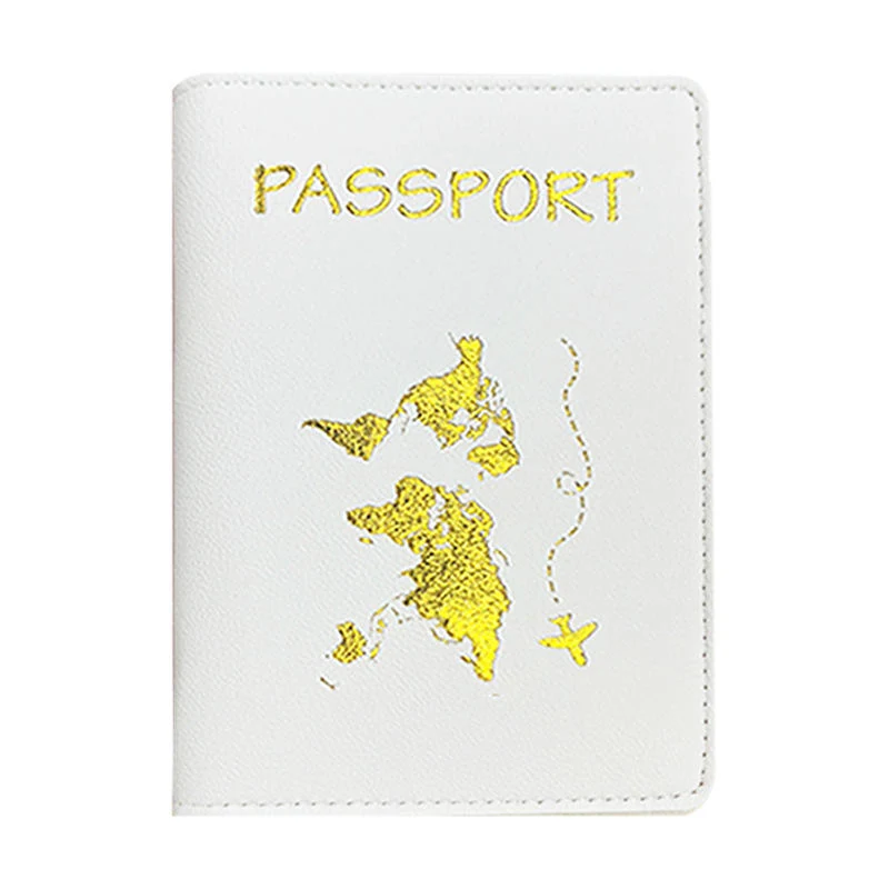 PU Passport Cover, Card Holder and Luggage Tag Collection White Card Holder color SKU reference