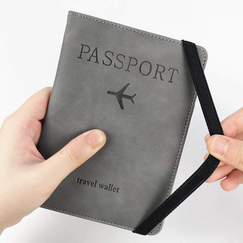 Multi-Slot PU Travel Passport and Card Holder product reference image