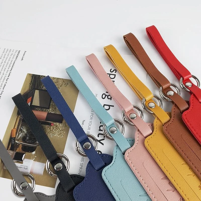 Custom PU Leather Airplane Luggage Tag product reference image