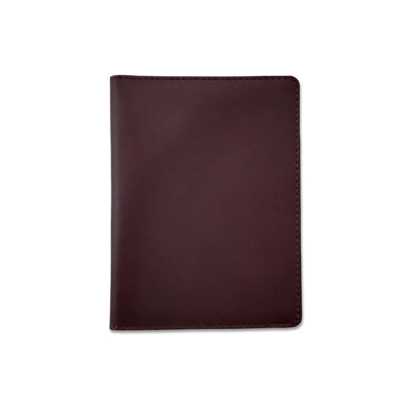 Genuine Leather Passport Holder & Luggage Tag Set Brown Passport Case color SKU reference