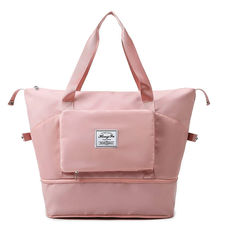 Expandable Gym & Travel Weekender Tote Blush color SKU reference