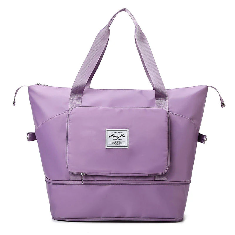 Expandable Gym & Travel Weekender Tote Purple color SKU reference