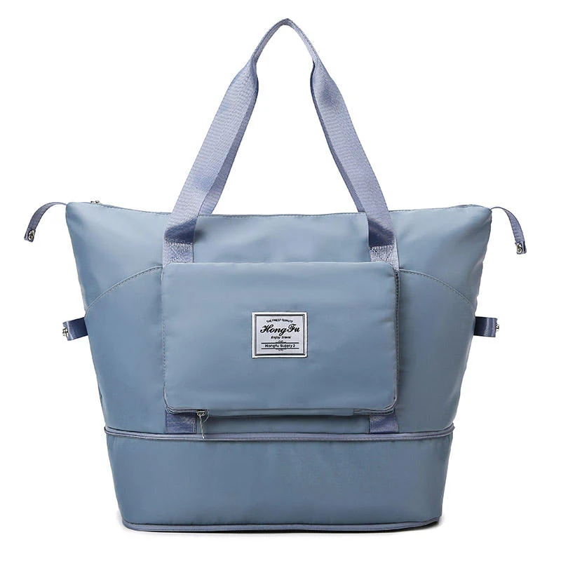 Expandable Gym & Travel Weekender Tote Blue color SKU reference
