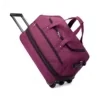 42L Quilted Expandable Rolling Travel Duffel Purple 2 color SKU reference