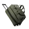 42L Quilted Expandable Rolling Travel Duffel Green 2 color SKU reference