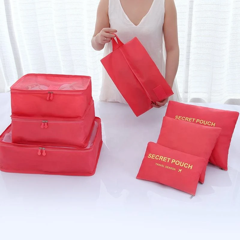 Seven-Piece Packing Cube Set for Travel Luggage product reference image