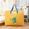 Quilt and Blanket Storage Tote with Three Size Options Yellow / 52 × 41.5 × 24 cm color SKU reference