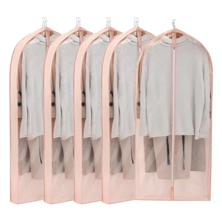 Reusable Nonwoven Garment Cover with Side Gusset Pink · 45 × 10 × 60 cm color SKU reference