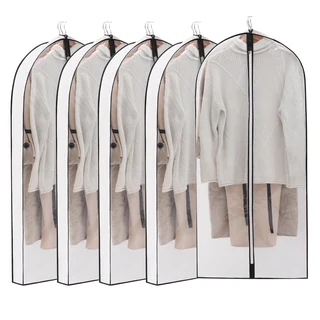 Reusable Nonwoven Garment Cover with Side Gusset White · 60 × 10 × 125 cm color SKU reference
