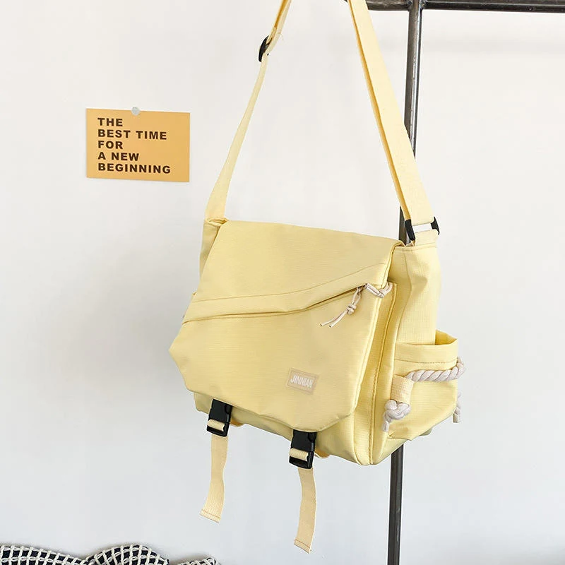 Multi-Layer Square Crossbody Bag Yellow color SKU reference