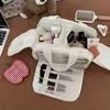 Large Oxford Travel Makeup Organizer with Compartments White SKU overview reference