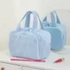 Large Oxford Travel Makeup Organizer with Compartments Sky blue SKU overview reference