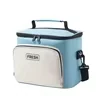 Oxford Insulated Lunch Cooler Tote with Shoulder Strap Sky blue color SKU reference