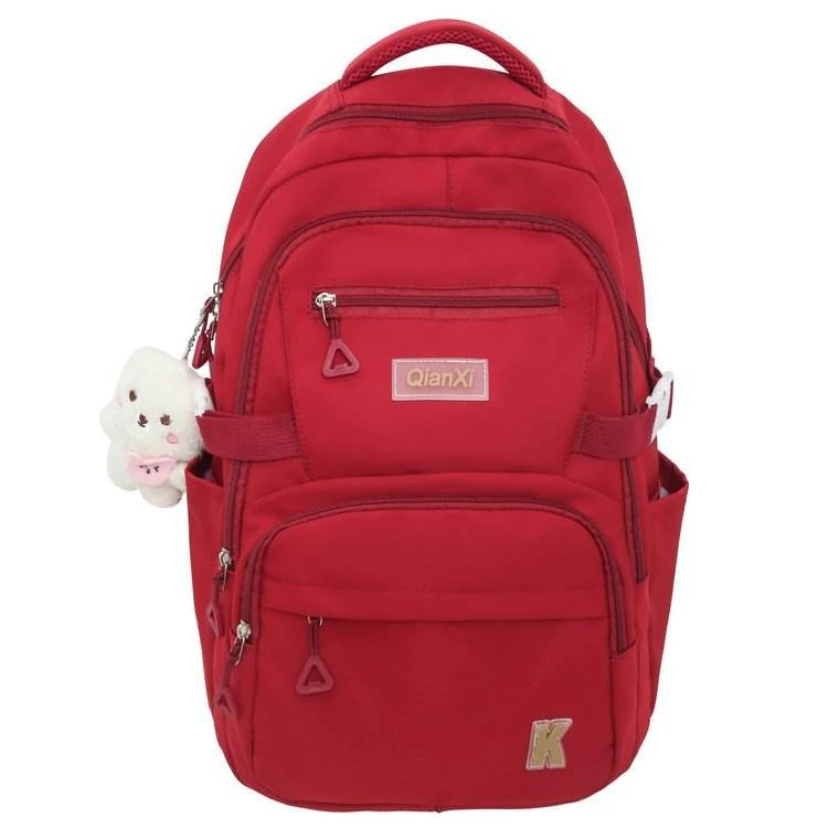 Two-Style School Backpack Set with Five Color Options Red · Style 1 SKU overview reference