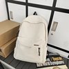 Lightweight Nylon School & Travel Backpack White color SKU reference