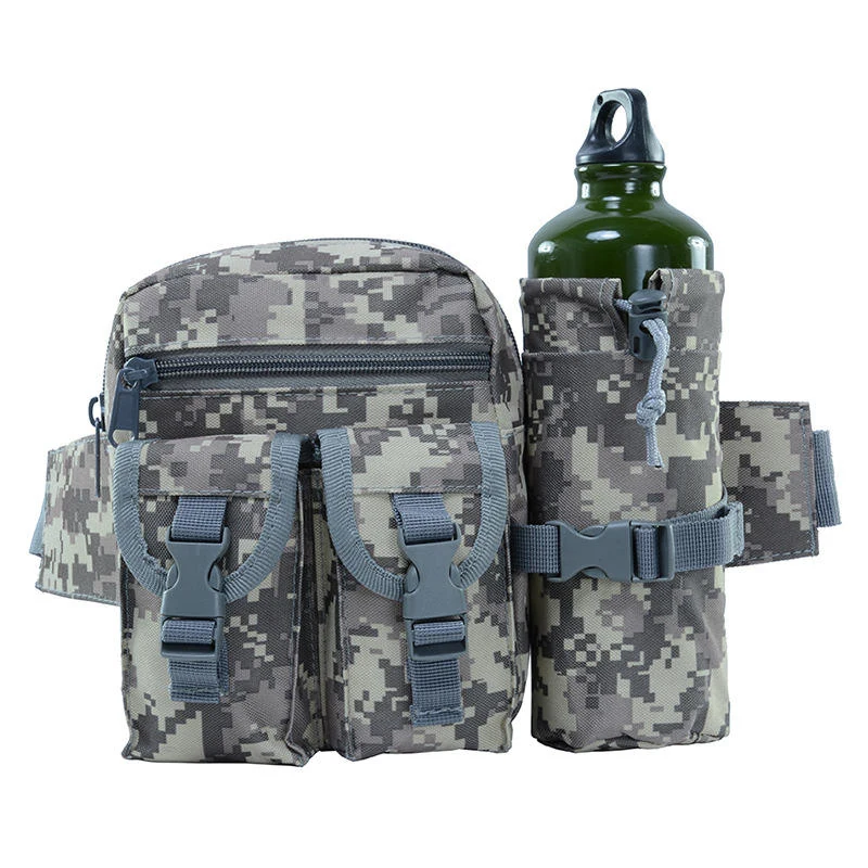 Tactical Water Bottle Waist Pouch with Eight Variant References Variant 1 color SKU reference