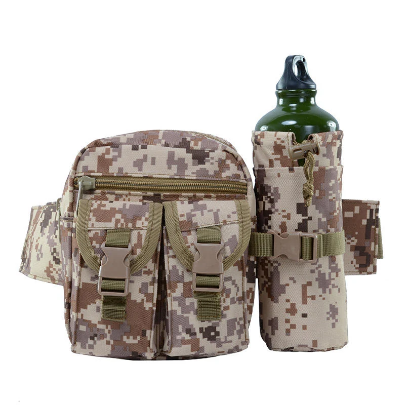 Tactical Water Bottle Waist Pouch with Eight Variant References Variant 8 color SKU reference