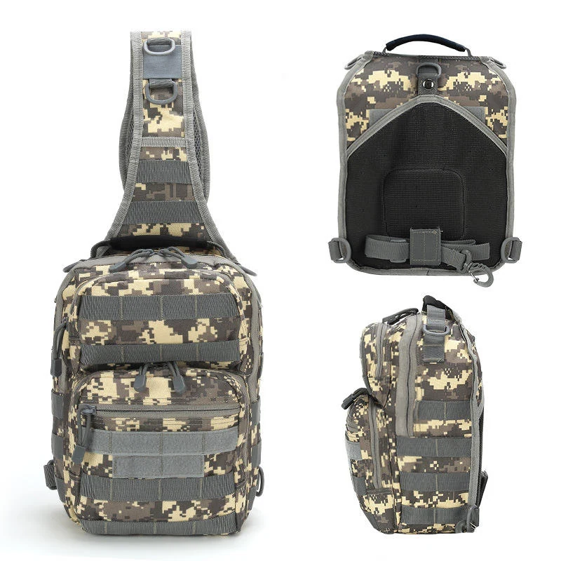 Lightweight Tactical Chest and Crossbody Bag in Four Colors Grey color SKU reference
