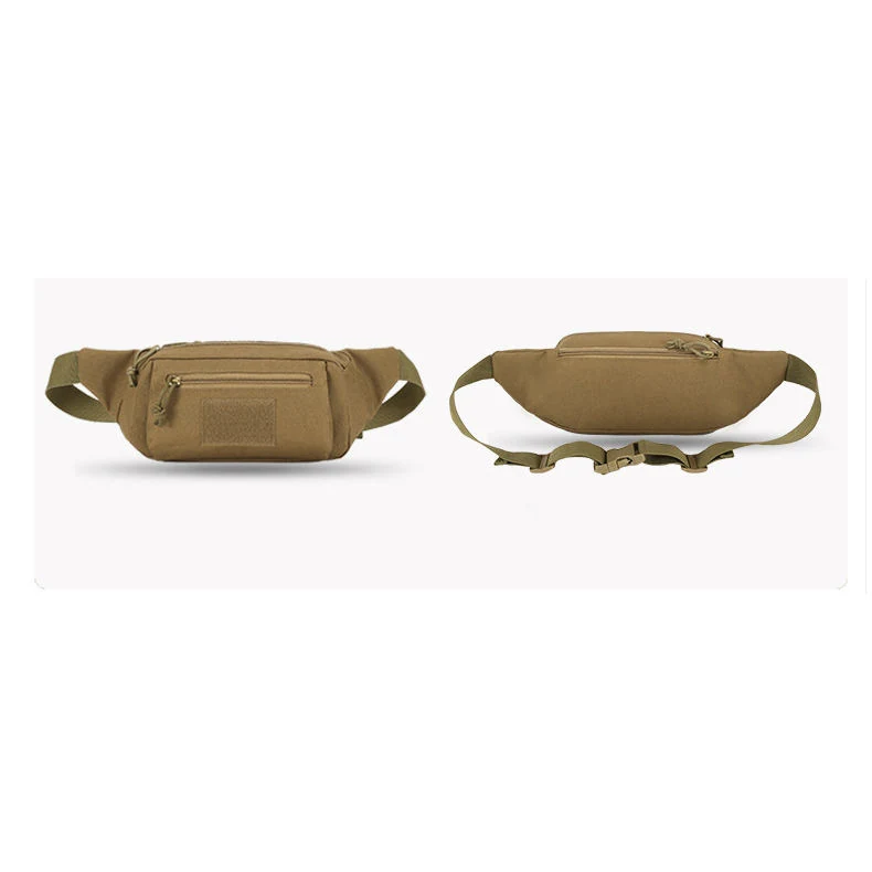 Tactical Oxford Phone Waist and Crossbody Bag in Three Colors Khaki color SKU reference