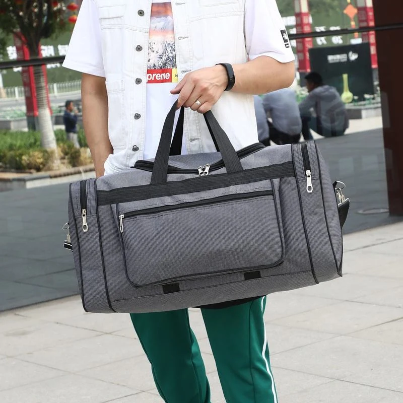 Foldable Oxford Yoga and Travel Duffel in Dark Grey product reference image