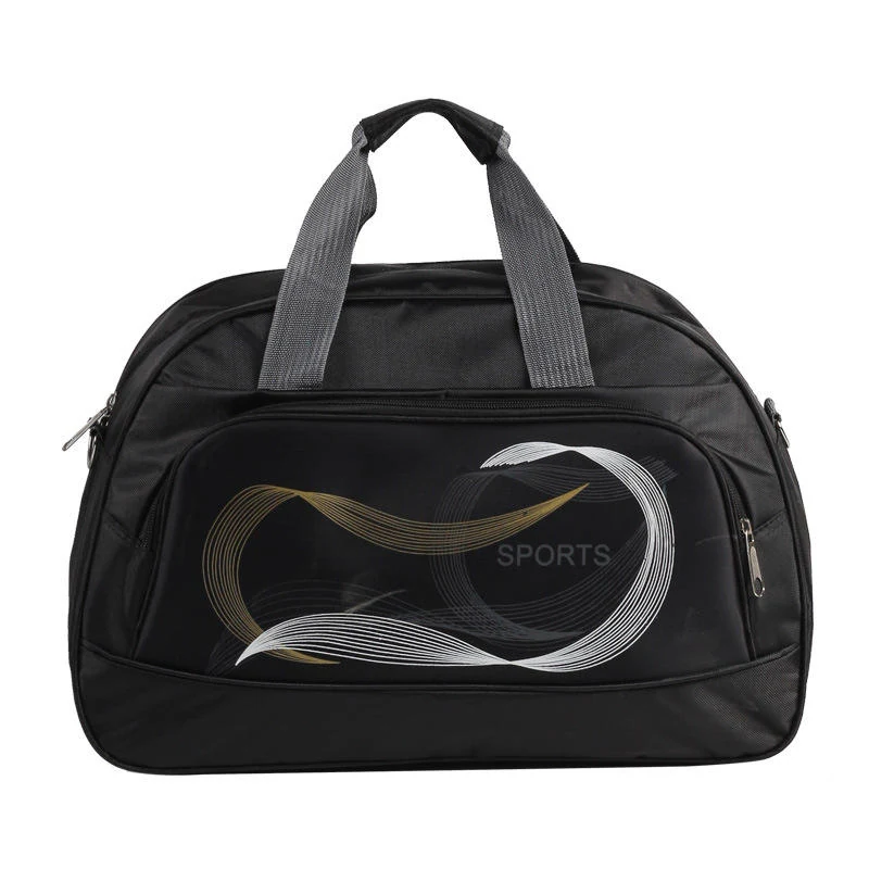 Lightweight Oxford Travel Duffel in Four Colors Black color SKU reference
