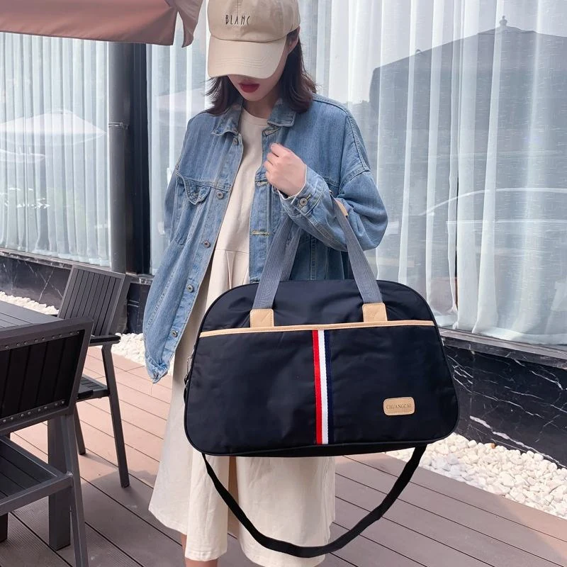 Oxford Yoga & Travel Duffel in Black and Purple product reference image