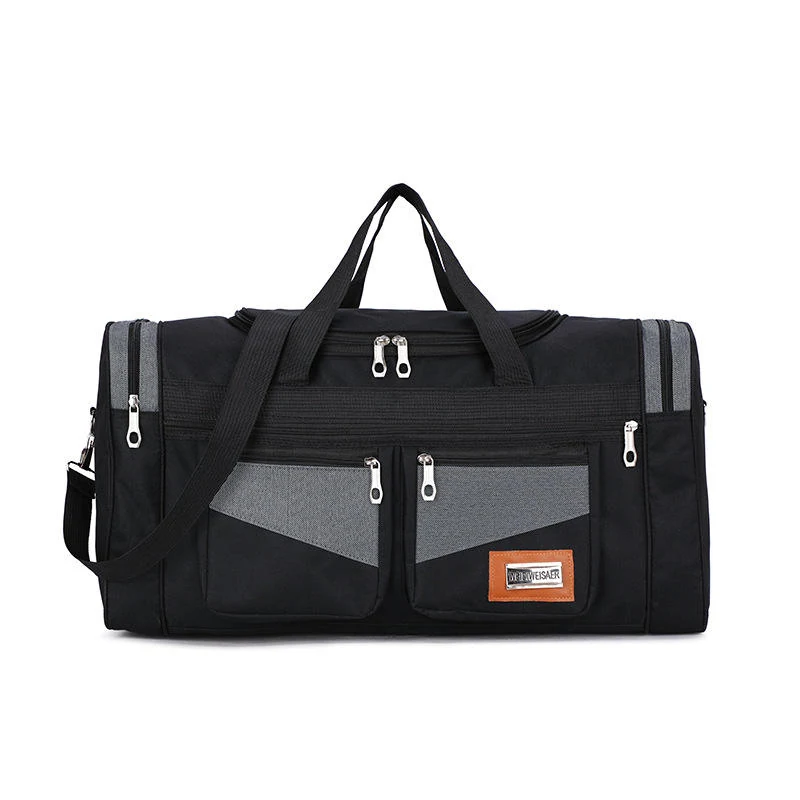 Portable Oxford Travel Duffel in Three Colors Black color SKU reference