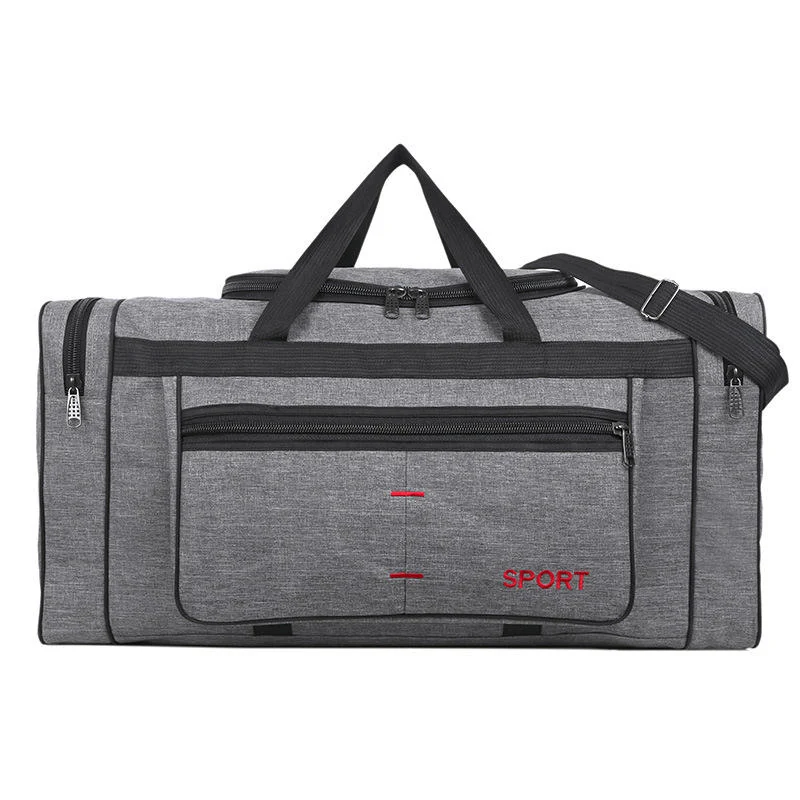Oxford Cloth Travel Duffel in Four Colors Grey color SKU reference