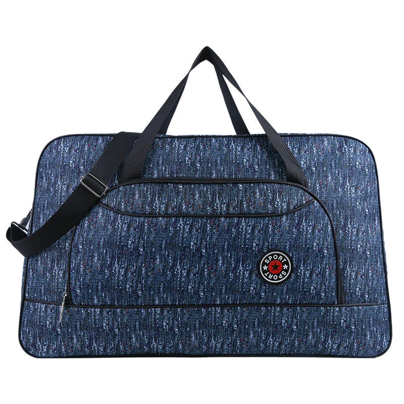 Canvas Yoga & Travel Duffel in Three Colors Sky blue color SKU reference