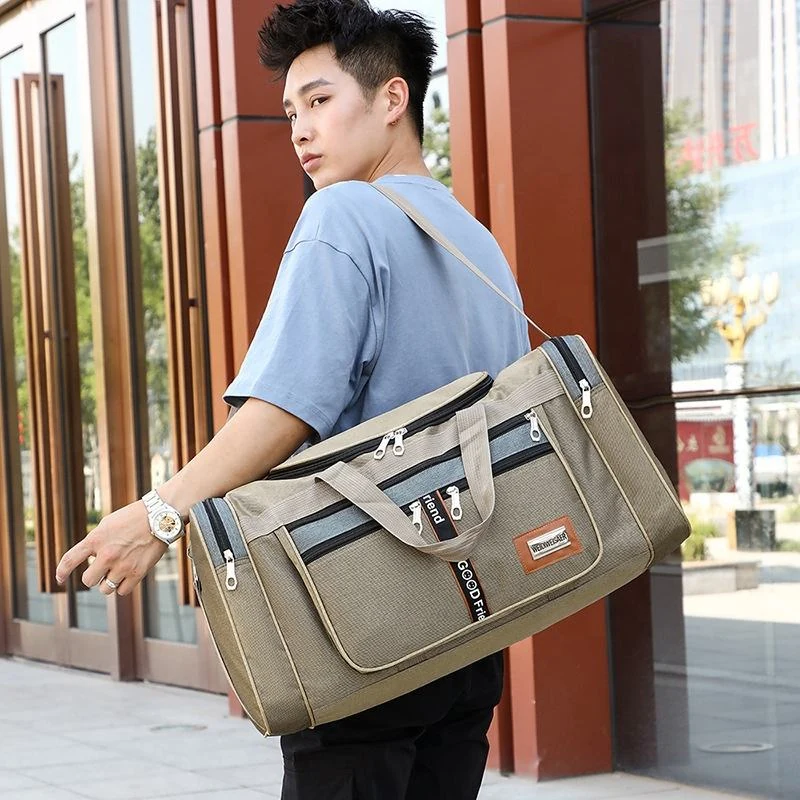 Foldable Oxford Travel Duffel in Three Sizes product reference image