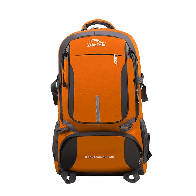 Multi-Size Oxford Cloth Outdoor Travel Backpack Yellow color SKU reference