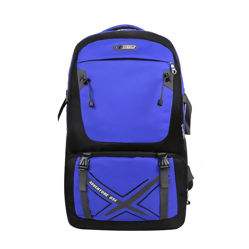 Large Oxford Cloth Hiking & Travel Backpack Sky blue color SKU reference