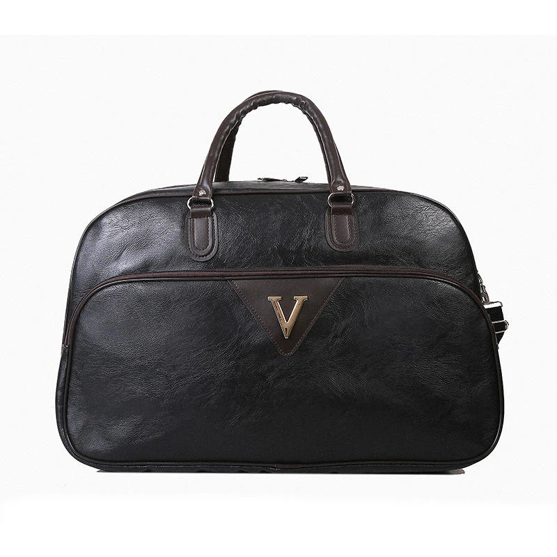 PU Multi-Function Travel Organizer Duffel Black color SKU reference