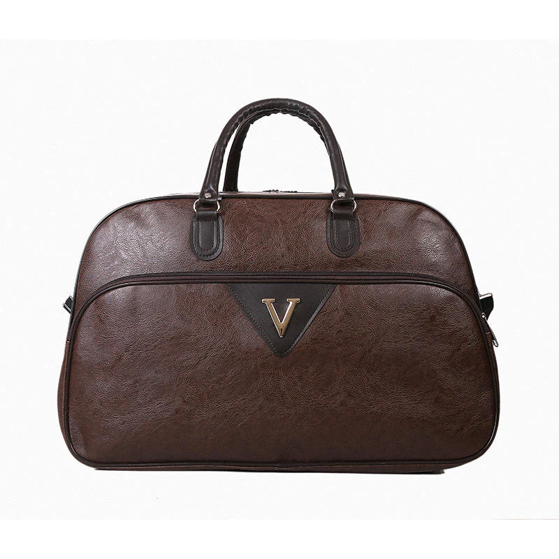 PU Multi-Function Travel Organizer Duffel Dark brown color SKU reference