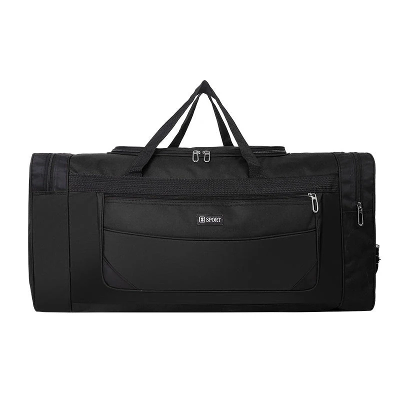 Foldable Oxford Yoga, Gym & Travel Duffel in Four Colors Black color SKU reference