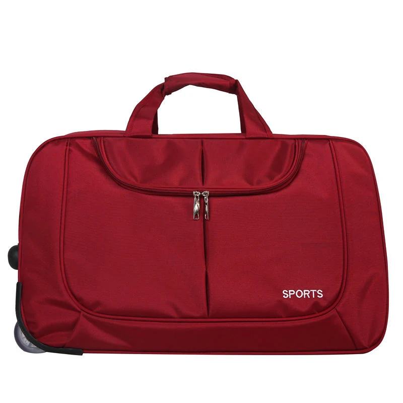 Oxford Cloth Trolley Travel Organizer Duffel Burgundy · reference 1 color SKU reference