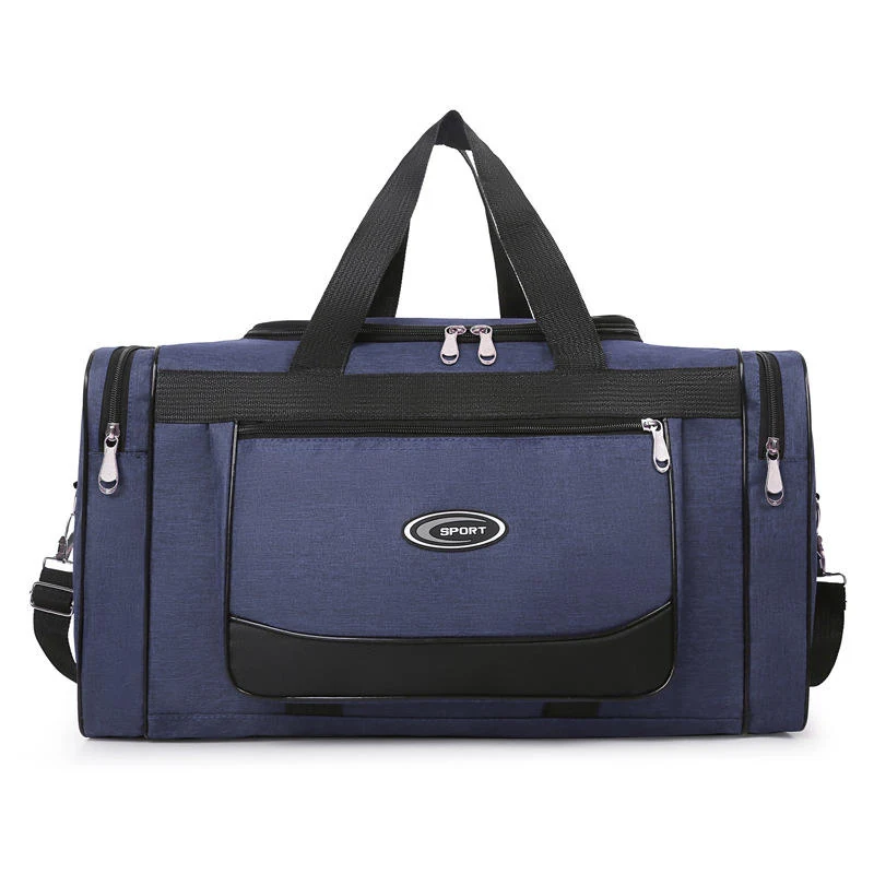 Foldable Oxford Cloth Yoga & Gym Travel Duffel Deep blue color SKU reference