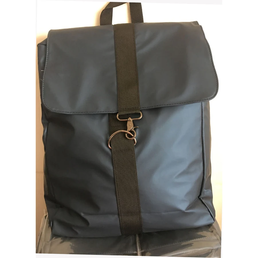 Casual Student Backpack with Letter-Print Styling Navy color SKU reference