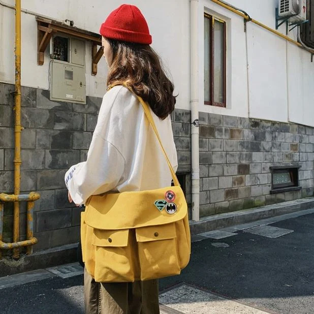Large Canvas Crossbody and Shoulder Bag product reference image
