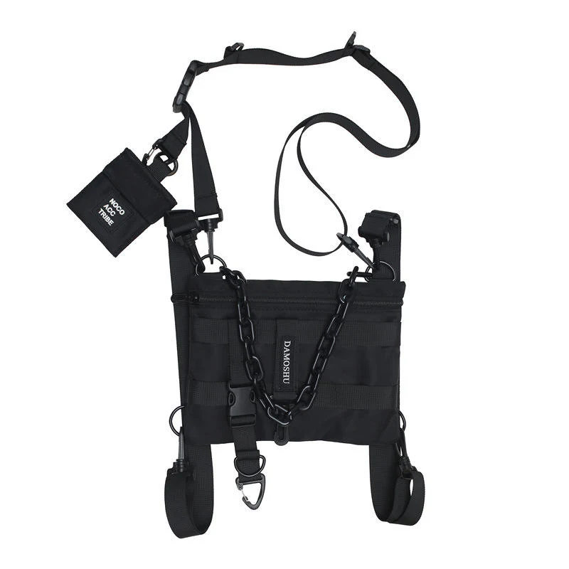 Oxford Tactical Chest Rig with Coin Purse Black color SKU reference