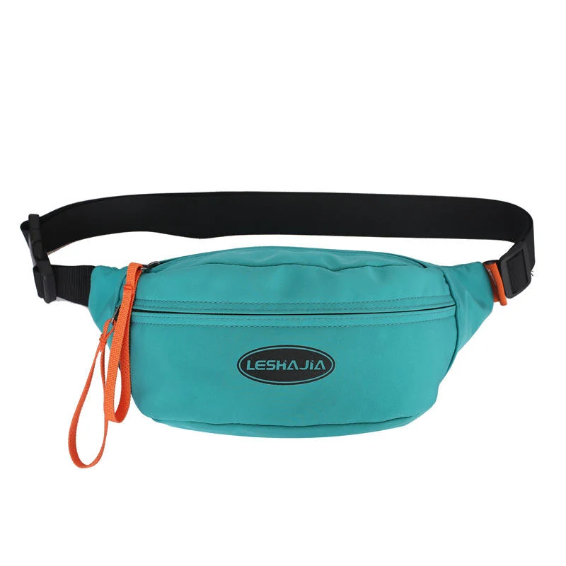 Nylon Lightweight Sports Chest and Crossbody Bag Green color SKU reference