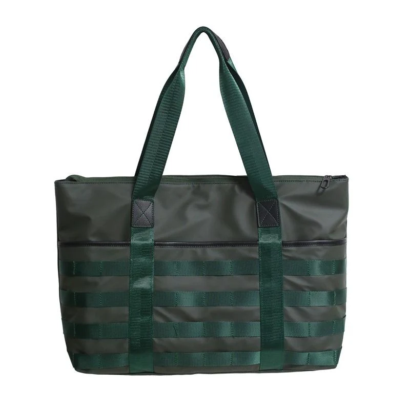 Oxford Multi-Pocket Everyday Tote Green color SKU reference