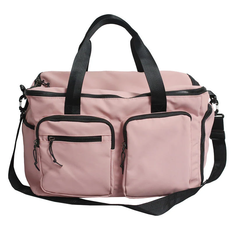 Oxford Travel Duffel with Separate Shoe Pocket Pink color SKU reference